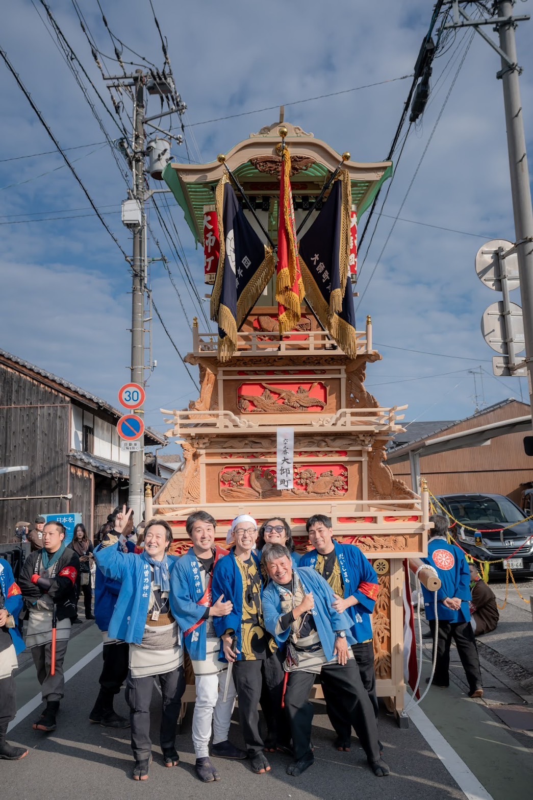 大師町屋台の様子